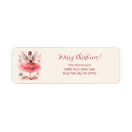 Pink Sugar Plum Fairy Vintage Weihnachten