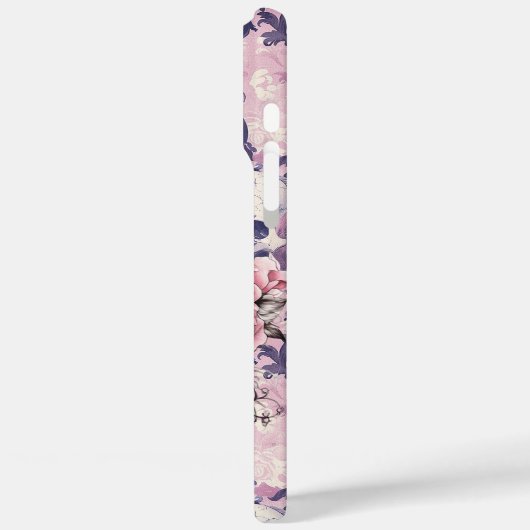 Pink Sugar Skull Case-Mate iPhone Hülle (Rückseite / Links)