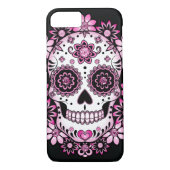 Pink Sugar Skull Case-Mate iPhone Hülle (Rückseite)