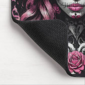 Pink Sugar Skull-no 2 Mousepad (Ecke)
