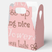 Pink Sugar und Spice Girl Babydusche Geschenkschachtel (Geöffnet)