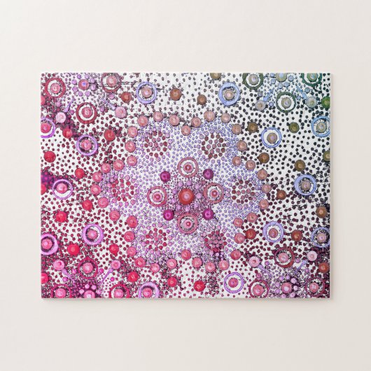 Pink summer berries puzzle (Horizontal)