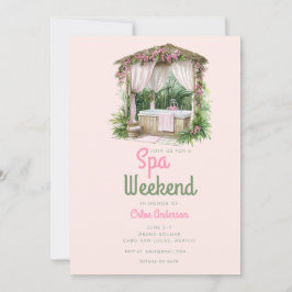 Pink Summertime Glam | Bachelorette Weekend Einladung