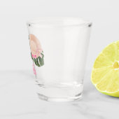 Pink Summertime Glam | Braut Schnapsglas (Rechts)