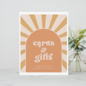 Pink Sun Cards und Geschenke-Zeichen (Stehend Vorderseite)