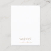 Pink Sunburst Earring Juwelry Display Holder Visitenkarte (Rückseite)