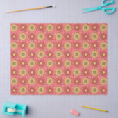 Pink Sunflowers Christmas Seidenpapier (Basteln)