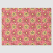 Pink Sunflowers Christmas Seidenpapier (Vorderseite)