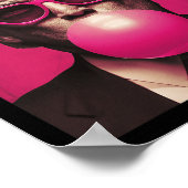 Pink Sungles Trump Bubble Gum Poster (Ecke)