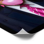 Pink Sungles Trump Bubble Gum Shirt 2024 Vote Pres Poster (Ecke)