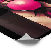 Pink Sungles Trump Bubble Gum Shirt 2024 Vote Pres Poster (Ecke)