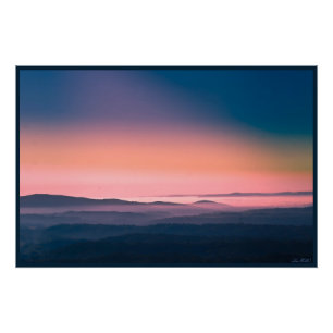 Pink Sunrise Hot Springs Nationalpark, Arkansas Poster