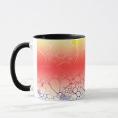 Pink Sunset Daisies Tasse (Links)