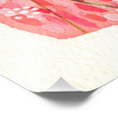 Pink Sunset Dreamscape Garden Landschaft Szene Fotodruck (Ecke)