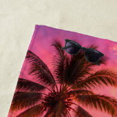 Pink Sunset Paradies Strandtuch (Beispiel)
