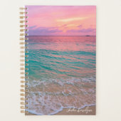 Pink Sunset Personal Beach Planner Planer (Vorderseite)