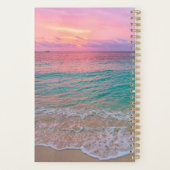 Pink Sunset Personal Beach Planner Planer (Rückseite)