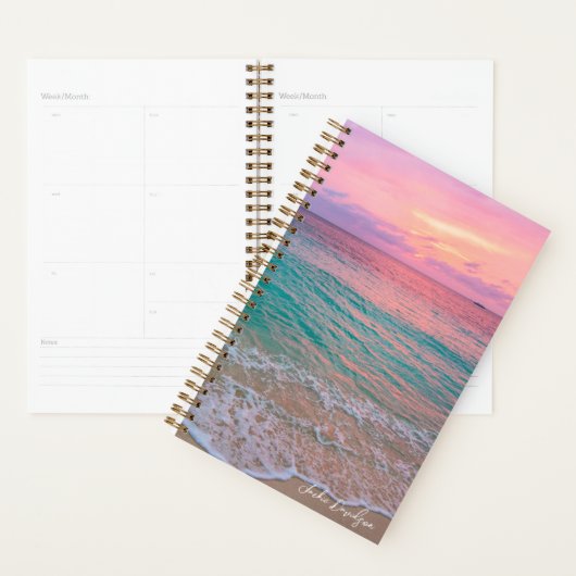 Pink Sunset Personal Beach Planner Planer (Anzeige)
