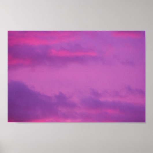 Pink Sunset Sky, Ohio. Poster (Vorne)