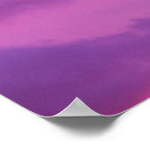 Pink Sunset Sky, Ohio. Poster (Ecke)