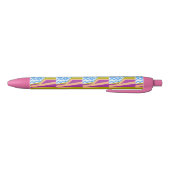Pink Sunset Yacht Waves Pen Kugelschreiber (Unterseite)