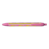 Pink Sunset Yacht Waves Pen Kugelschreiber (Rückseite)