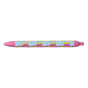 Pink Sunset Yacht Wellen Stift
