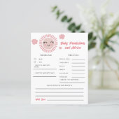 Pink Sunshine Baby Vorhersagen und Ratschläge (Stehend Vorderseite)