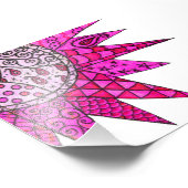 Pink Sunshine - Fotodruck (Ecke)