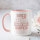 Pink Super Mama Tasse