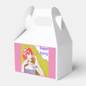 Pink Super Party Geschenkschachtel (Rückseite)