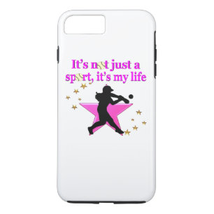 PINK SUPER STAR SOFTBALL IST MEIN LEBENSDESIGN Case-Mate iPhone HÜLLE