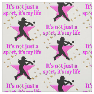 PINK SUPER STAR SOFTBALL IST MEIN LEBENSDESIGN STOFF