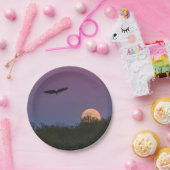 Pink Supermoon Eagle Pappteller (Party)