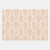 Pink Surfboard Strand Geschenkpapier Set (Vorderseite)