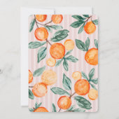 Pink Süsse Pastel Main Squeeze Thema Brautparty Einladung (Rückseite)