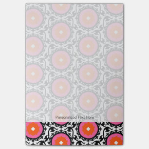 Pink Suzani Muster Post-it Klebezettel