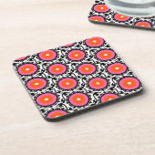 Pink Suzani Muster Untersetzer (Linke Seite)