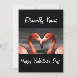 PINK SWANS ETERNALLY YOURY FAPPY VALENTINE TAG FEIERTAGSKARTE