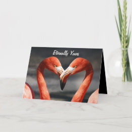 PINK SWANS ETERNALLY YOURY FAPPY VALENTINE TAG FEIERTAGSKARTE