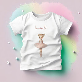 Pink Sweet Ballerina Baby T-shirt