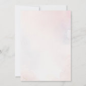 Pink Sweet Ballerina Birthday Einladung (Rückseite)