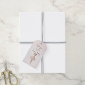 Pink Sweet Ballerina Gift Tags Geschenkanhänger (Mit Garn)