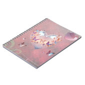 Pink Sweet Dreams Spiral Photo Notebook Notizblock (Linke Seite)