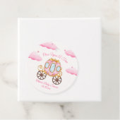 Pink Sweet Fairy Princess Carriage Baby Dusche Geschenkanhänger (Beispiel)