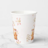 Pink Sweet Gingerbrot Weihnachtsmädchen Geburtstag Pappbecher (Links)