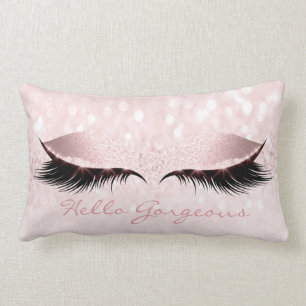 Pink Sweet Girly Makeup Lashes Lendenkissen