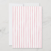 Pink Sweet Little Lamb Baby Dusche Einladung (Rückseite)