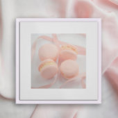 Pink Sweet Macarons Küchenplakat | Macarons Poster