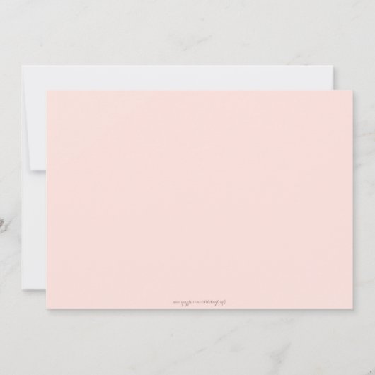 Pink Sweet Mason Jar & Wood Baby Dusche laden Einladung (Rückseite)